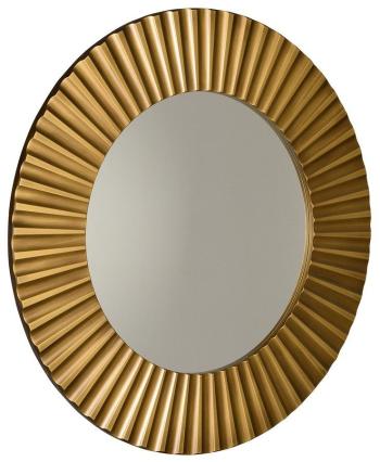 SAPHO - PRIDE zrkadlo v ráme, priemer 90cm, bronz PD904