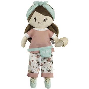 DeCuevas 20048 Plyšová bábika SWEET– 36 cm s  kolískou (4897022200480)