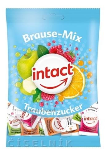 INTACT Brause - Mix Hroznový cukor, s vitamínom C šumivé pastilky 1x100 g
