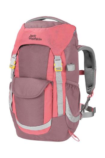 Detský ruksak Jack Wolfskin KIDS EXPLORER 20 ružová farba, veľký, vzorovaný