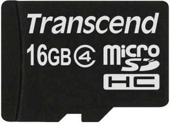 Transcend Standard pamäťová karta micro SDHC 16 GB Class 4