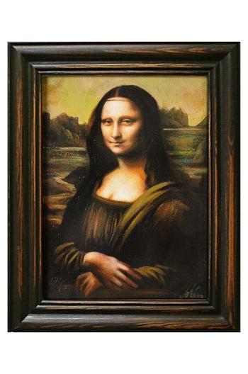 Olejomaľba v ráme  Leonardo Da Vinci, Mona Lisa