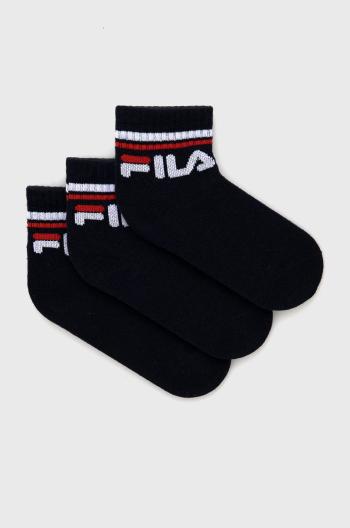 Detské ponožky Fila (3-pack) tmavomodrá farba