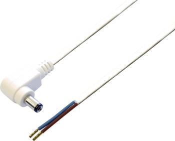 BKL Electronic 072093 nízkonapäťový pripojovací kábel nízkonapäťová zástrčka - kábel, otvorený koniec 5.5 mm 2.5 mm   2.