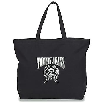 Tommy Jeans  Veľká nákupná taška/Nákupná taška TJW CANVAS TOTE  Čierna