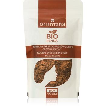 Orientana Bio Henna Natural Dye permanentná farba na vlasy odtieň Hazel Brown 100 g