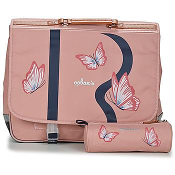 Ooban's  Školské tašky a aktovky CARTABLE 41 CM FUNNY BUTTERFLY  Ružová