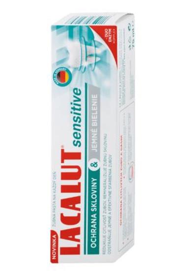 Lacalut SENSITIVE zubná pasta ochrana skloviny & jemné bielenie 75 ml