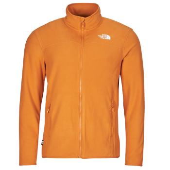 The North Face  100 GLACIER FULL ZIP  Flísové mikiny Oranžová