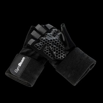 GymBeam Dámske fitness rukavice, Guard Black, veľ. M, 2 ks
