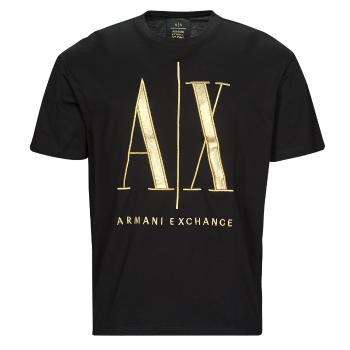 Armani Exchange  8NZTPQ  Tričká s krátkym rukávom Čierna