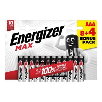 Energizer LR03/12 Max AAA 8+4 zadarmo