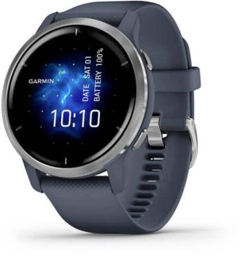 Garmin Venu 2 smart hodinky  45 mm  granit sivá