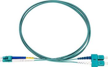 Rutenbeck 228051105 optické vlákno LWL prepojovací kábel [1x LC-D zástrčka - 1x SC-D zástrčka]  Multimode OM5 5.00 m