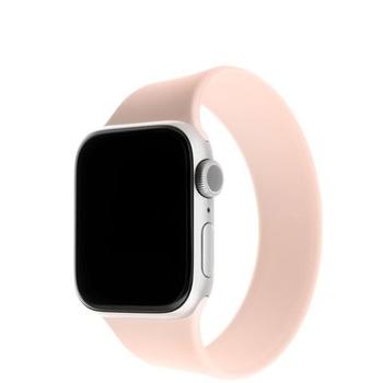 FIXED Elastic Silicone Strap pre Apple Watch 42/44/45/Ultra 49mm veľkosť XS ružový (FIXESST-434-XS-PI)
