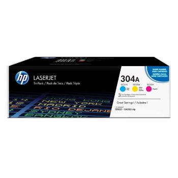 HP originál toner CF372AM, CMY, 8400 (3x2800)str., HP 304A, HP Color LaserJet CM2320fxi, CM2320n, CM2320nf, CP202, 3x900g, 3ks, O