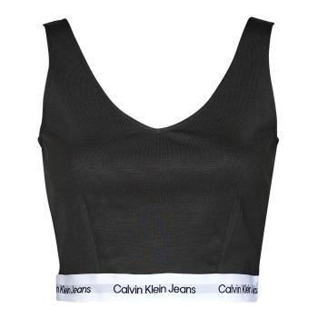 Calvin Klein Jeans  CONTRAST TAPE MILANO STRAPPY TOP  Športové podprsenky Čierna