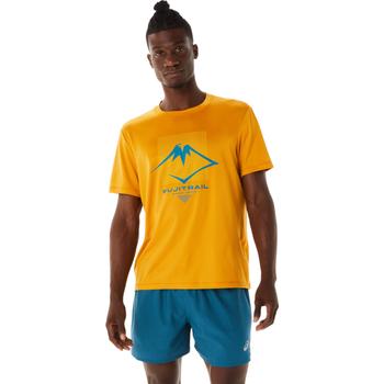 Asics  Tričká s krátkym rukávom Fujitrail Logo SS Top Tee  Žltá