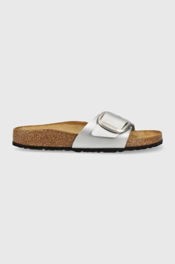 Šľapky Birkenstock 1025840 dámske, strieborná farba, Madrid BB