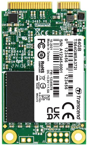 Transcend  64 GB interný pevný disk 6,35 cm (2,5 ") SATA III  TS64GMSA372I