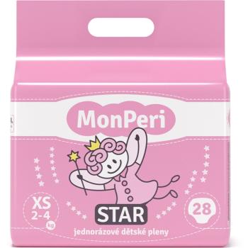 MonPeri Star Size XS jednorazové plienky 2-4 kg 28 ks