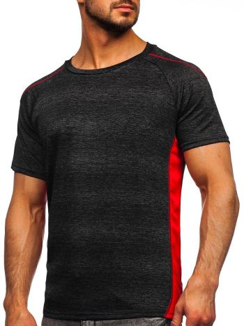 Čierne pánske tréningové tričko Bolf HM074