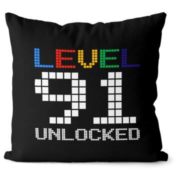 Vankúš Level unlocked (vek: 91, Velikost: 40 x 40 cm)