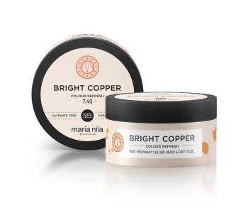 Maria Nila Jemná vyživujúca maska bez permanentných farebných pigmentov 7.40 Bright Copper ( Colour Refresh Mask) 100 ml