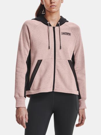 Under Armour Rival FZ Hoodie Mikina Ružová