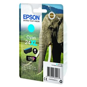 EPSON T2432 (C13T24324012) - originálna cartridge, azúrová, 8,7ml