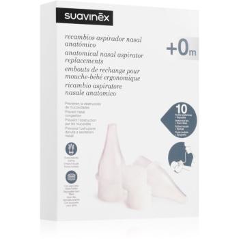 Suavinex Anatomical Nasal Aspirator Replacements náhradné sosáky na odsávačku hlienov 12 ks