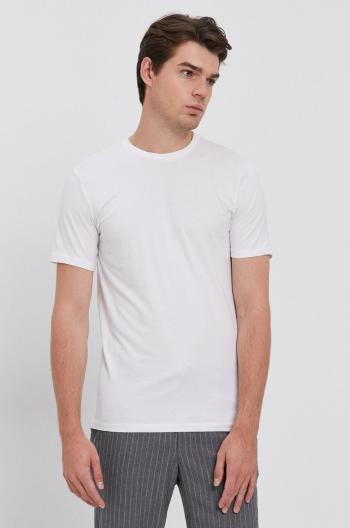 Tričko Liu Jo pánske, biela farba, jednofarebné