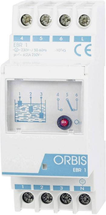 ORBIS Zeitschalttechnik hladinový senzor 1 ks EBR-1 Prevádzkové napätie: 230 V/AC (d x š x v) 65 x 35 x 88 mm
