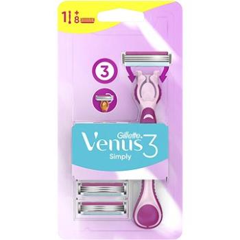 GILLETTE Simply Venus 3 + hlavice 8 ks (7702018605989)