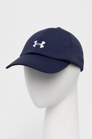 Čiapka Under Armour 1351267 tmavomodrá farba, s nášivkou