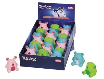 NOBBY Latexové hračky Sitting Animal Puppy 21ks