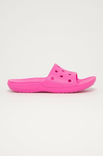 Detské šľapky Crocs ružová farba