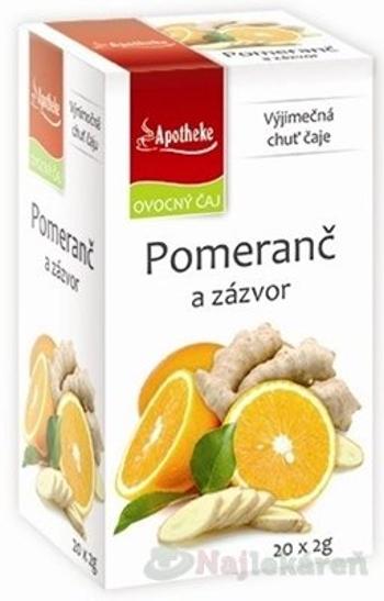 APOTHEKE PREMIER SELECTION ČAJ POMARANČ A ZÁZVOR, 20x2 g