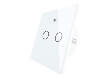 Smart vypínač osvetlenia MOES Light Button Switch WS-EU2 WiFi Tuya