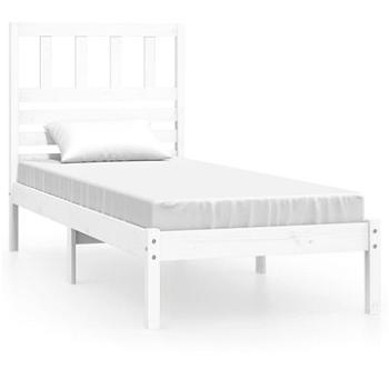 Rám postele biely masívna borovica 100 × 200 cm, 3101014