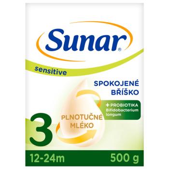 SUNAR Sensitive 3 Mlieko batoľacie 500 g, 12m+