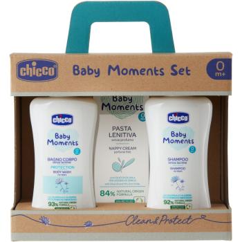 Chicco Baby Moments Clean & Protect darčeková sada (pre deti od narodenia)