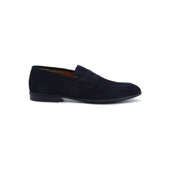 Duca Di Morrone  Leone - Suede Blue  Slip-on Modrá