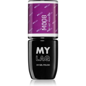 MYLAQ UV Gel Polish gélový lak na nechty odtieň My Hot Magenta 5 ml