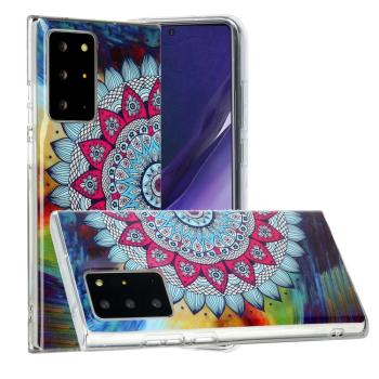 ART TPU Svietiaci obal Samsung Galaxy Note 20 Ultra HALF FLOWER