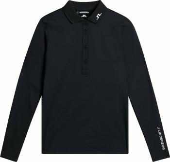 J.Lindeberg Tour Tech Long Sleeve Womens Black S Polo košeľa