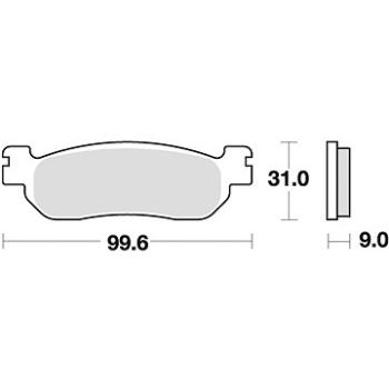 Braking brzdové doštičky (sinterová zmes P30) (2 ks) M501 – 317 (M501-317)