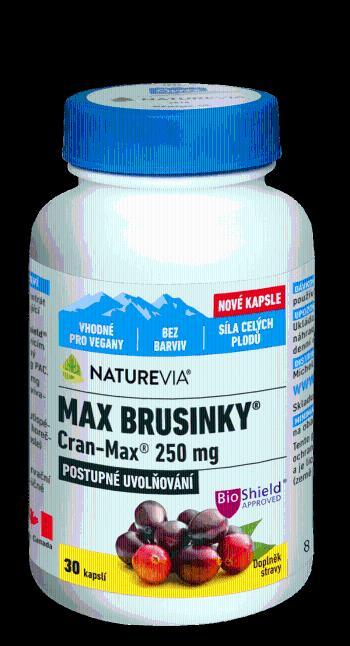 NatureVia MAX BRUSNICE Cran-Max 250 mg 30 kapsúl
