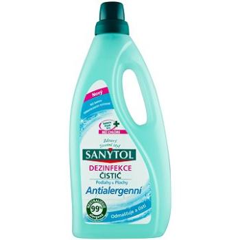 SANYTOL Dezinfekcia čistič podlahy & plochy antialergénny 1 l (3045206312387)