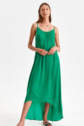Zelené asymetrické maxi šaty SSU4099